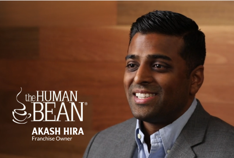 Akash Hira - One of The Human Bean's Franchise Owners