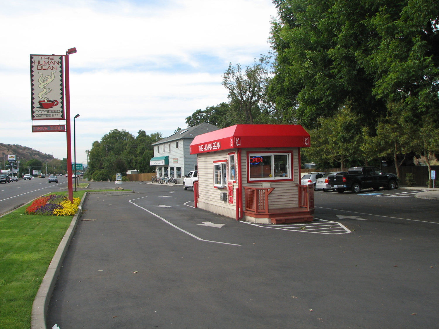 The Human Bean's first location in Ashland Oregon