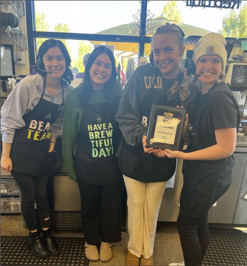 The Human Bean Franchise in Laramie is voted best coffee for 2 year running
