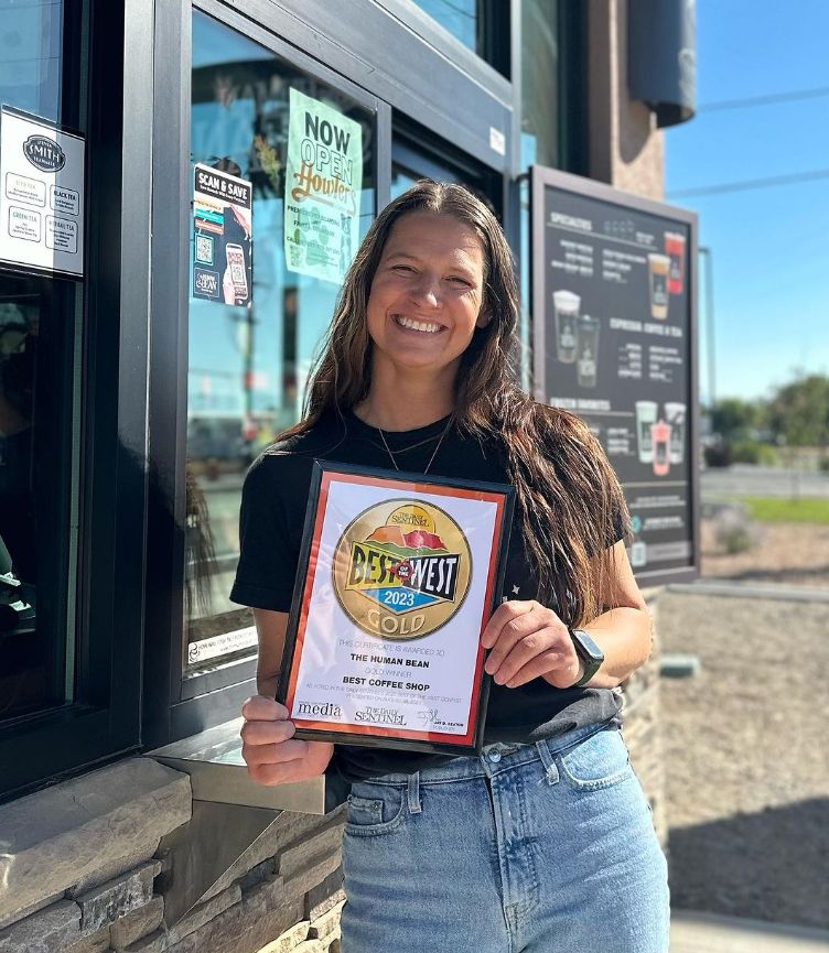 Brooke Bennet - One of The Human Bean Franchise Owners that won Gold in Best of the West 2023