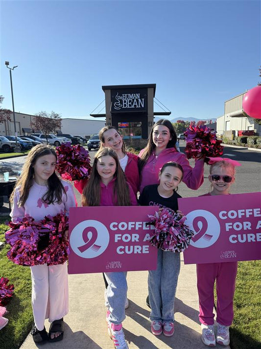 Kids promoting Coffee for a Cure