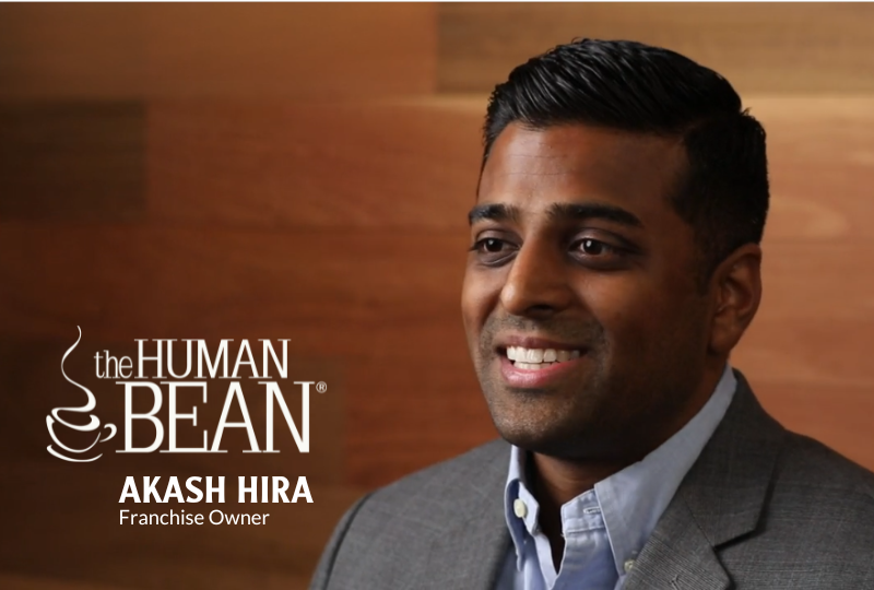 Akash Hira The Human Bean Franchise Owner