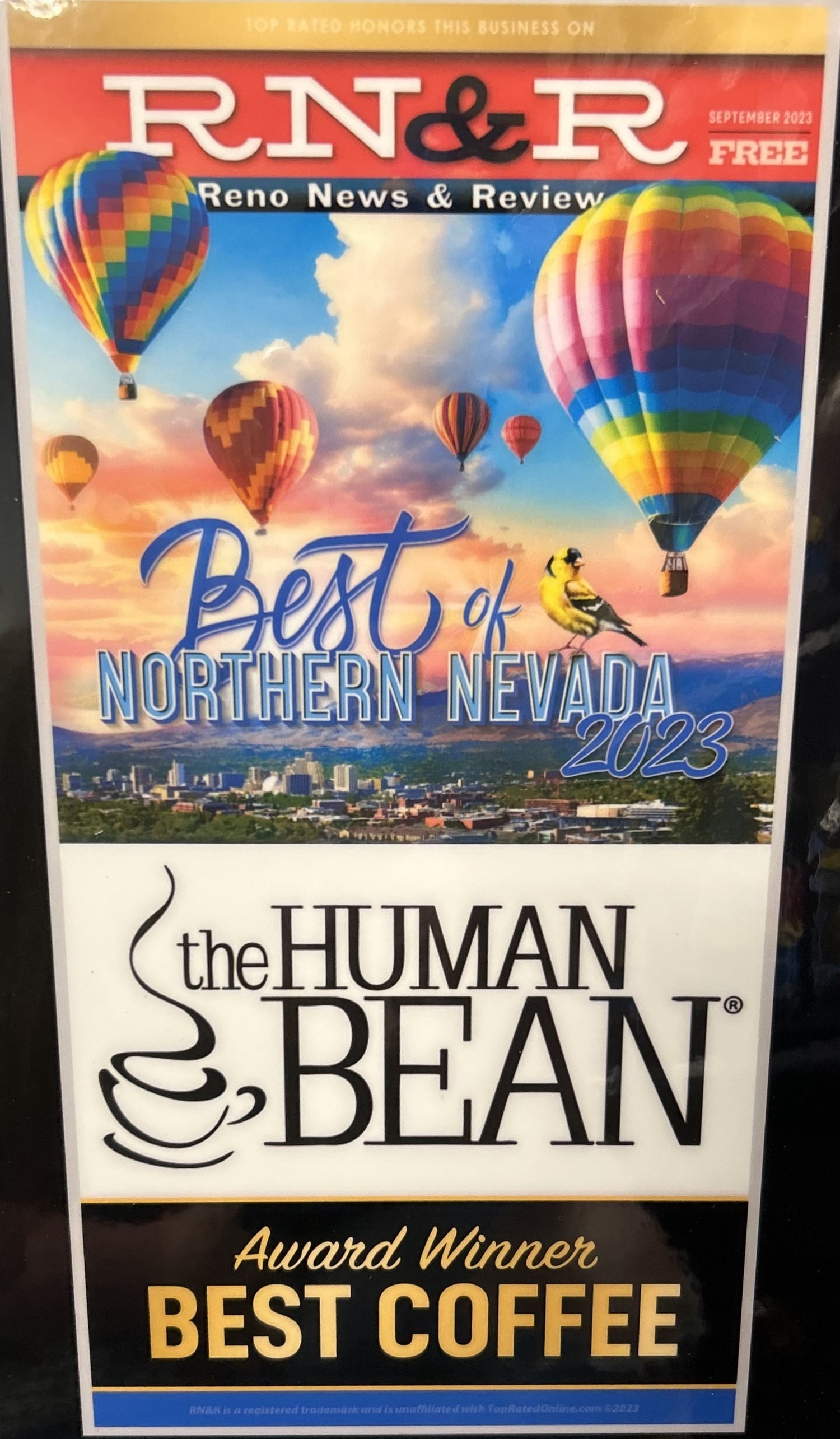 Best Coffee Award From Best Of Northern Nevada