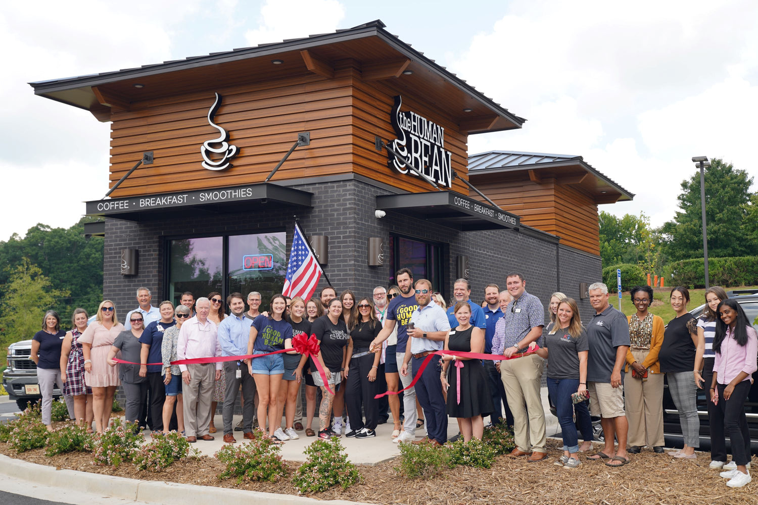 The Human Bean Franchise Ribbon Cutting