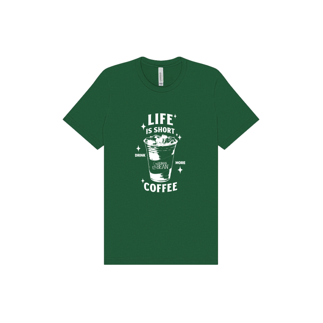 Life is Short Tee - Kelly Green