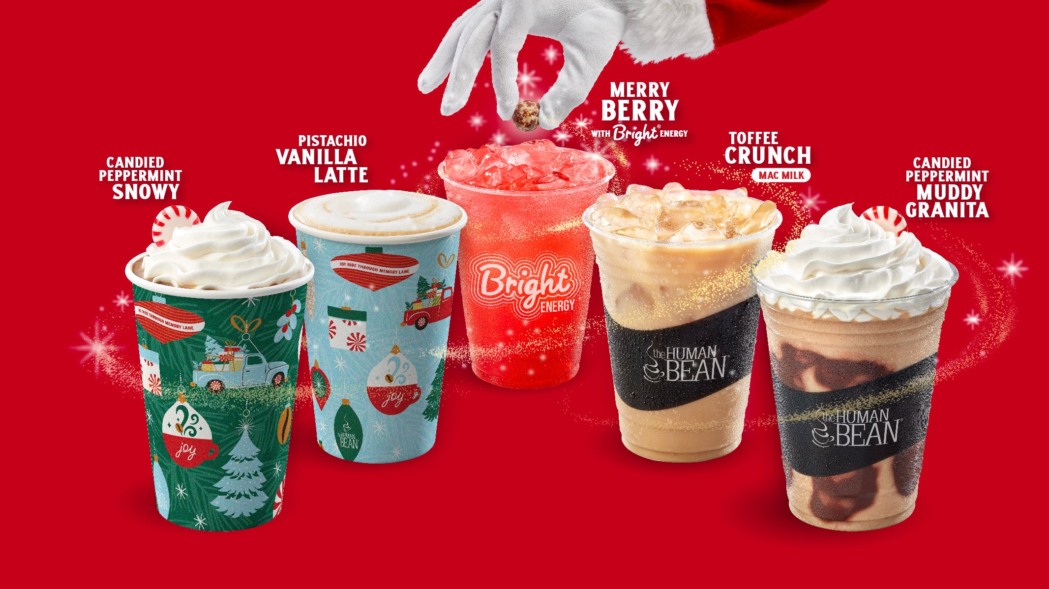 The Human Bean Holiday Drinks 